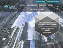 Tablet Screenshot of evolve-capital.com